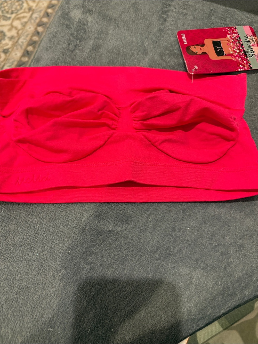 Seamless Hot Pink Bandeau Tube Top - Women